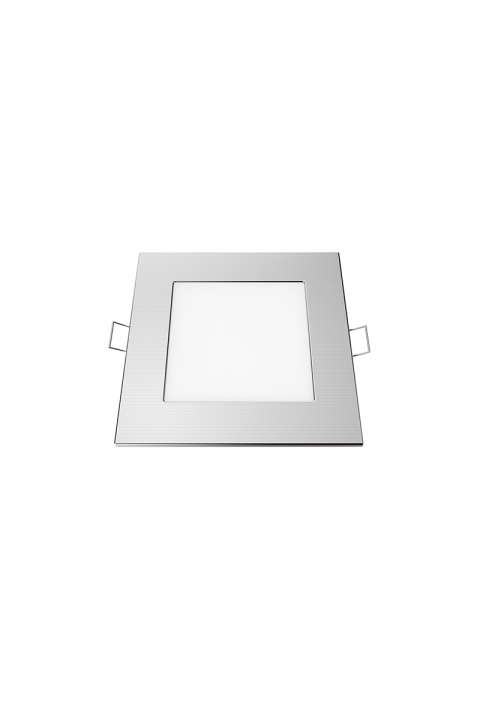 ЛЕД СЛИМ ПАНЕЛ НМ КВАДРАТ  REC. 6W 6500K 500Lm 118MM 230V Ra80