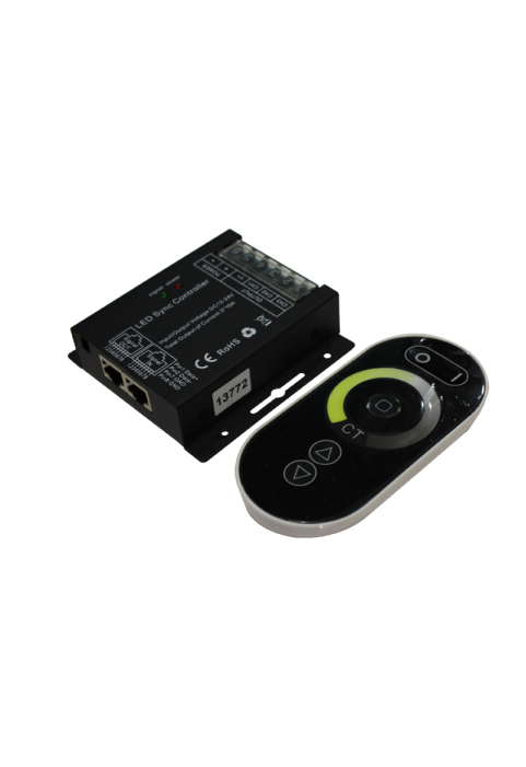 CCT ЛЕД КОНТРОЛЕР  16A 192W/12V 384W/24V & RF TOUCH ДИСТАНЦИОННО