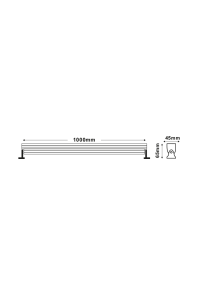 ШАЙБА ЗА СТЕНА КРЕЕ ЛЕД 24W 4000K 2.080Lm 30˚ 230V 1m IP65 