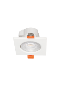 КВАДРАТНА ЛЕД СВЕТЛИНА 7Wключ  3000-4000-6000K SMD 230V 40° Ra80 PRE-SET UP 3000K