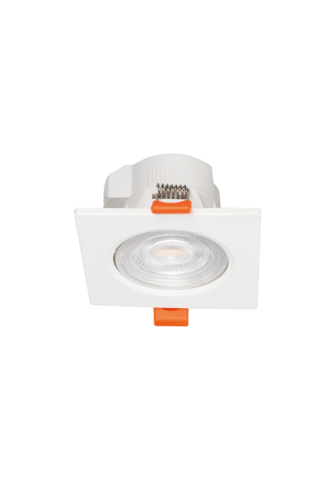 КВАДРАТНА ЛЕД СВЕТЛИНА 7Wключ  3000-4000-6000K SMD 230V 40° Ra80 PRE-SET UP 3000K
