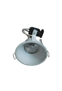 SPOT GU10 WHITE ROUND SHAPE