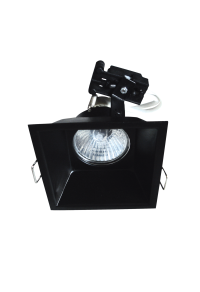 SPOT GU10 BLACK SQUARE SHAPE