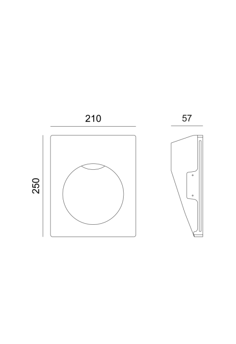 ЛЕД ГИПС ТРИМЛЕС Φ/Σ СКИЕ НЕПРЯКО ОСВЕТЛЕНИЕ CREЕ 1.5W 3000K 150LM 230V AC RA80 SKYE