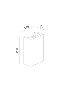 ГИПС АПЛИК 1XG9 БЛОК 11,6x7x20CM