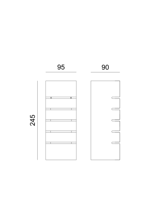 ГИПС АПЛИК 1XE14 ПИНДО 9,5x9x24,5CM