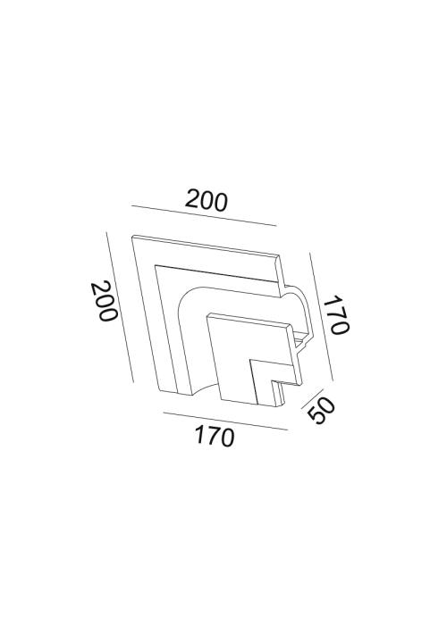 ^ГИПС  ВГРАДЕН МЕТОД ЗА МОНТИРАНЕ НА ЛАМПАТА АНДИ ЛЯВ ЪГЪЛ 20x20x5CM