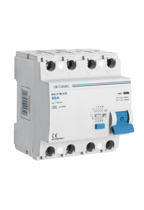 RCCB 4x80A 30mA 4M A-Type
 