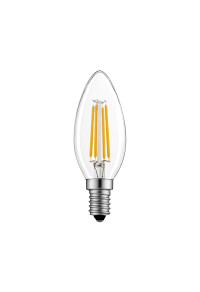 LED FILAMENT E14 CANDLE 6.5W 2700K 230V AC 800LM RA80