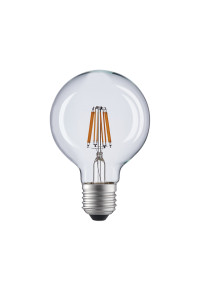 LED FILAMENT E27 G80 8W 2700K 230V AC 890LM RA80
