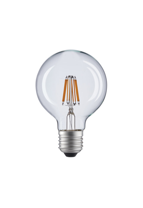 LED FILAMENT E27 G80 8W 4000K 230V AC 900LM RA80 30000H 360°