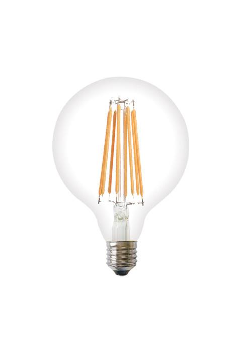 LED FILAMENT E27 G95 12W 2700K 230V AC 1530LM RA80