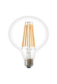 LED FILAMENT E27 G125 12W 4000K 230V AC 1590LM RA80