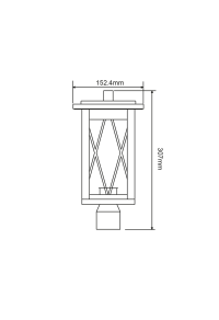 ГРАДИНСКИ АПЛИК NISSA 1XE27 IP44 WITH GRID & BUBBLE GLASS 