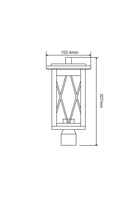 ГРАДИНСКИ АПЛИК NISSA 1XE27 IP44 WITH GRID & BUBBLE GLASS 