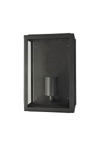 SAND BLACK WALL LUMINAIRE CELIA MINI 1XE27 IP44 WITH CLEAR GLASS 