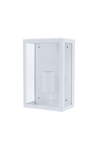 SAND WHITE WALL LUMINAIRE CELIA MINI 1XE27 IP44 WITH CLEAR GLASS