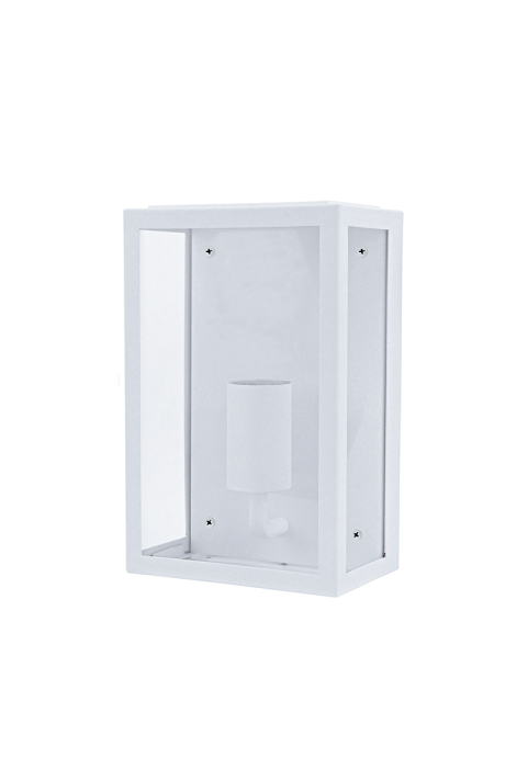 SAND WHITE WALL LUMINAIRE CELIA MINI 1XE27 IP44 WITH CLEAR GLASS