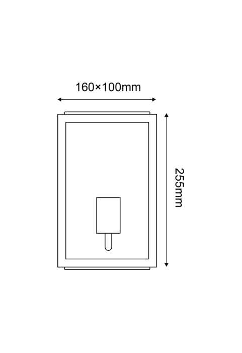 SAND WHITE WALL LUMINAIRE CELIA MINI 1XE27 IP44 WITH CLEAR GLASS