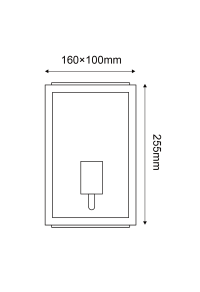 SAND GREY WALL LUMINAIRE CELIA MINI 1XE27 IP44 WITH CLEAR GLASS 
