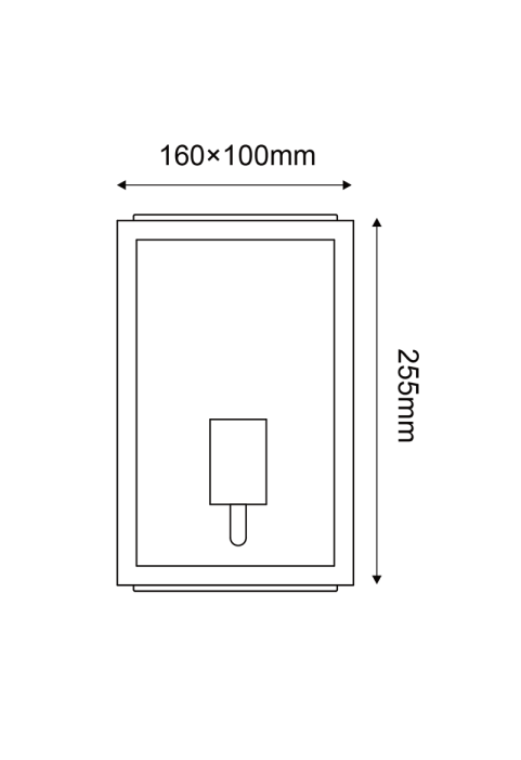 SAND GREY WALL LUMINAIRE CELIA MINI 1XE27 IP44 WITH CLEAR GLASS 