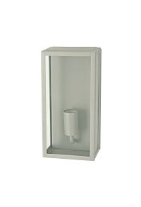 SAND GREY WALL LUMINAIRE CELIA 1XE27 IP44 WITH CLEAR GLASS 