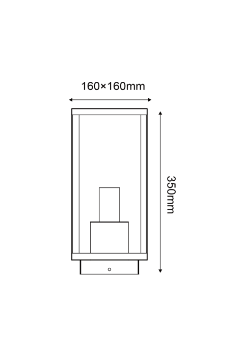 ГРАДИСНКО ОСВТЛЕНИЕ LUMINAIRE CELIA 1XE27 IP44 WITH CLEAR GLASS 