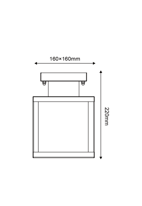 ФАСАДЕН ПЛАФОН  LUMINAIRE CELIA 1XE27 IP44 WITH CLEAR GLASS 
