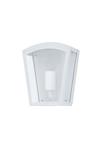 SAND WHITE WALL LUMINAIRE CELIA V 1XE27 IP44 WITH CLEAR GLASS