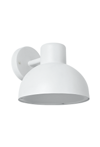 SAND WHITE WALL LUMINAIRE BERO 1XE27 MAX.10W LED IP44 WITH OPAL PC DIFFUSER