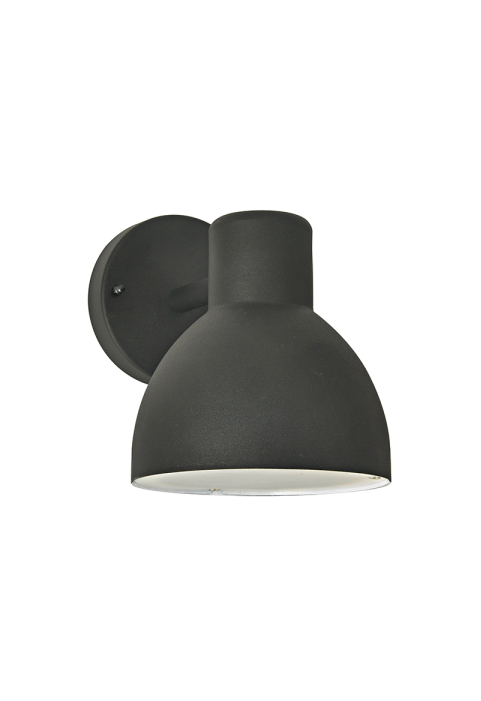 SAND BLACK WALL LUMINAIRE BERO MINI 1XE27 MAX.10W LED IP44 WITH OPAL PC DIFFUSER 