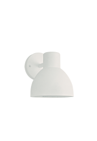 SAND WHITE WALL LUMINAIRE BERO MINI 1XE27 MAX.10W LED IP44 WITH OPAL PC DIFFUSER