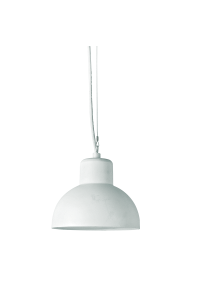 SAND WHITE PENDANT LUMINAIRE BERO 1XE27 MAX.10W LED IP44 WITH OPAL PC DIFFUSER