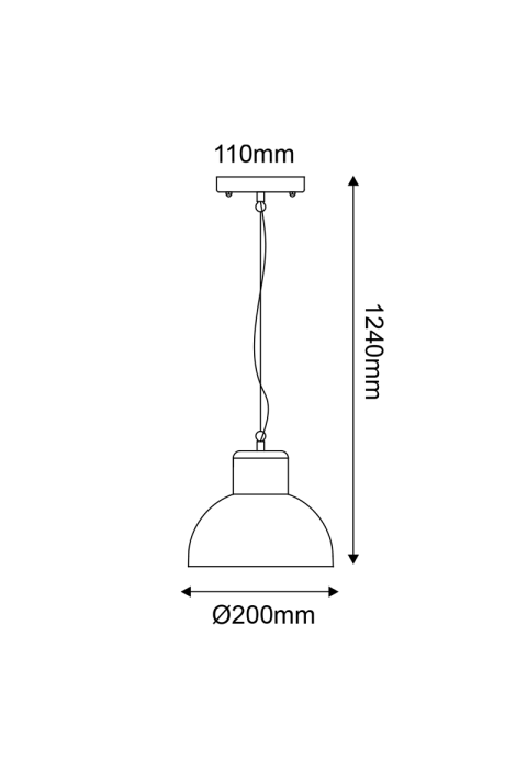 SAND GREY PENDANT LUMINAIRE BERO 1XE27 MAX.10W LED IP44 WITH OPAL PC DIFFUSER 