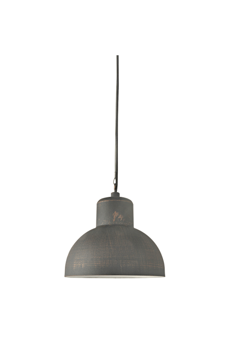 RUST PENDANT LUMINAIRE BERO 1XE27 MAX.10W LED IP44 WITH OPAL PC DIFFUSER