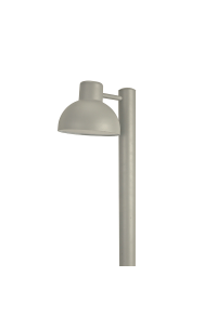SAND GREY LUMINAIRE BERO 1XE27 MAX.10W LED IP44 WITH POLE & OPAL PC DIFFUSER
