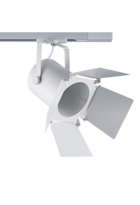 ^TRACK LIGHT No238 WHITE 2WIRE PAR30 E27