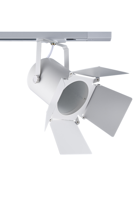 ^TRACK LIGHT No238 WHITE 2WIRE PAR30 E27