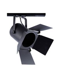 ^TRACK LIGHT No238 BLACK 2WIRE PAR30 E27