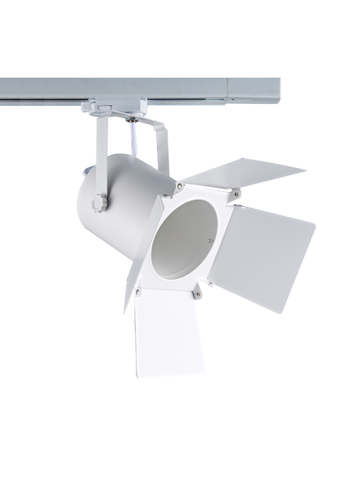 ^TRACK LIGHT No238 WHITE 4WIRE PAR30 E27