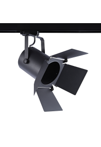 ^TRACK LIGHT No238 BLACK 4WIRE PAR30 E27