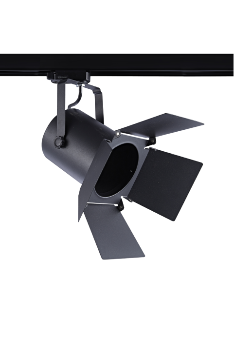 ^TRACK LIGHT No238 BLACK 4WIRE PAR30 E27