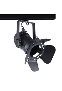 TRACK LIGHT No242 BLACK 4WIRE PAR30 E27