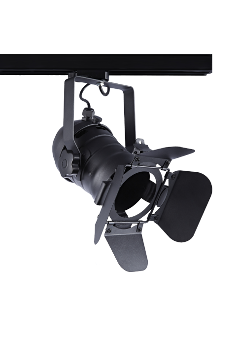 TRACK LIGHT No242 BLACK 4WIRE PAR30 E27