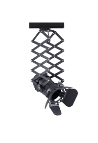 ^TRACK LIGHT No243 BLACK 4WIRE PAR30 E27