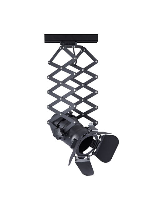 ^TRACK LIGHT No243 BLACK 4WIRE PAR30 E27