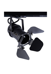 ^TRACK LIGHT No244 BLACK 2WIRE GU10