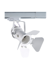 ^TRACK LIGHT No244 WHITE 4WIRE GU10