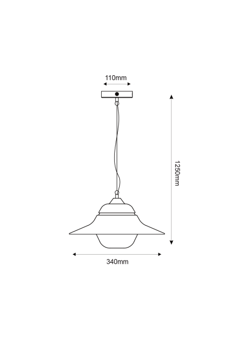 SAND WHITE PENDANT LUMINAIRE JULIE 1XE27 IP44 WITH OPAL GLASS