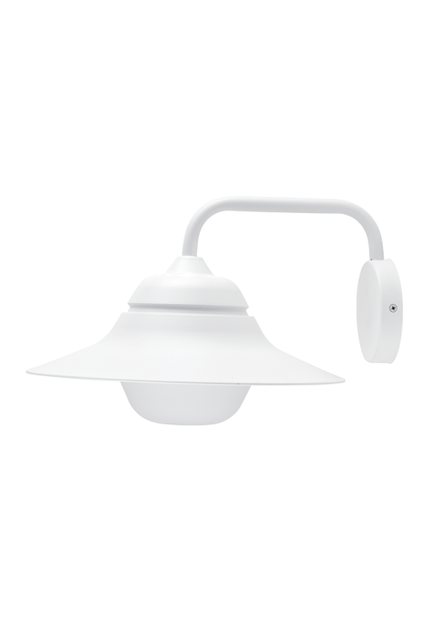 SAND WHITE WALL LUMINAIRE JULIE 1XE27 IP44 WITH OPAL GLASS